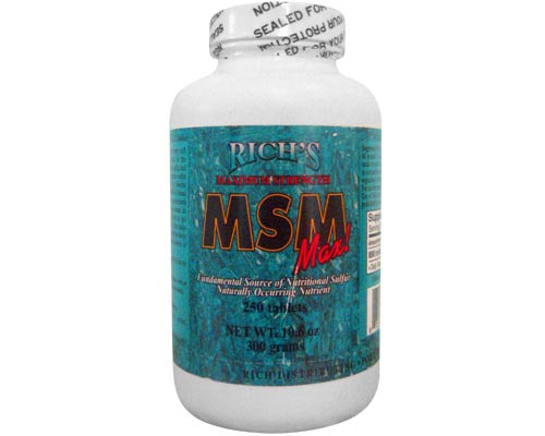MSM Max - 500 tablets (600g total)